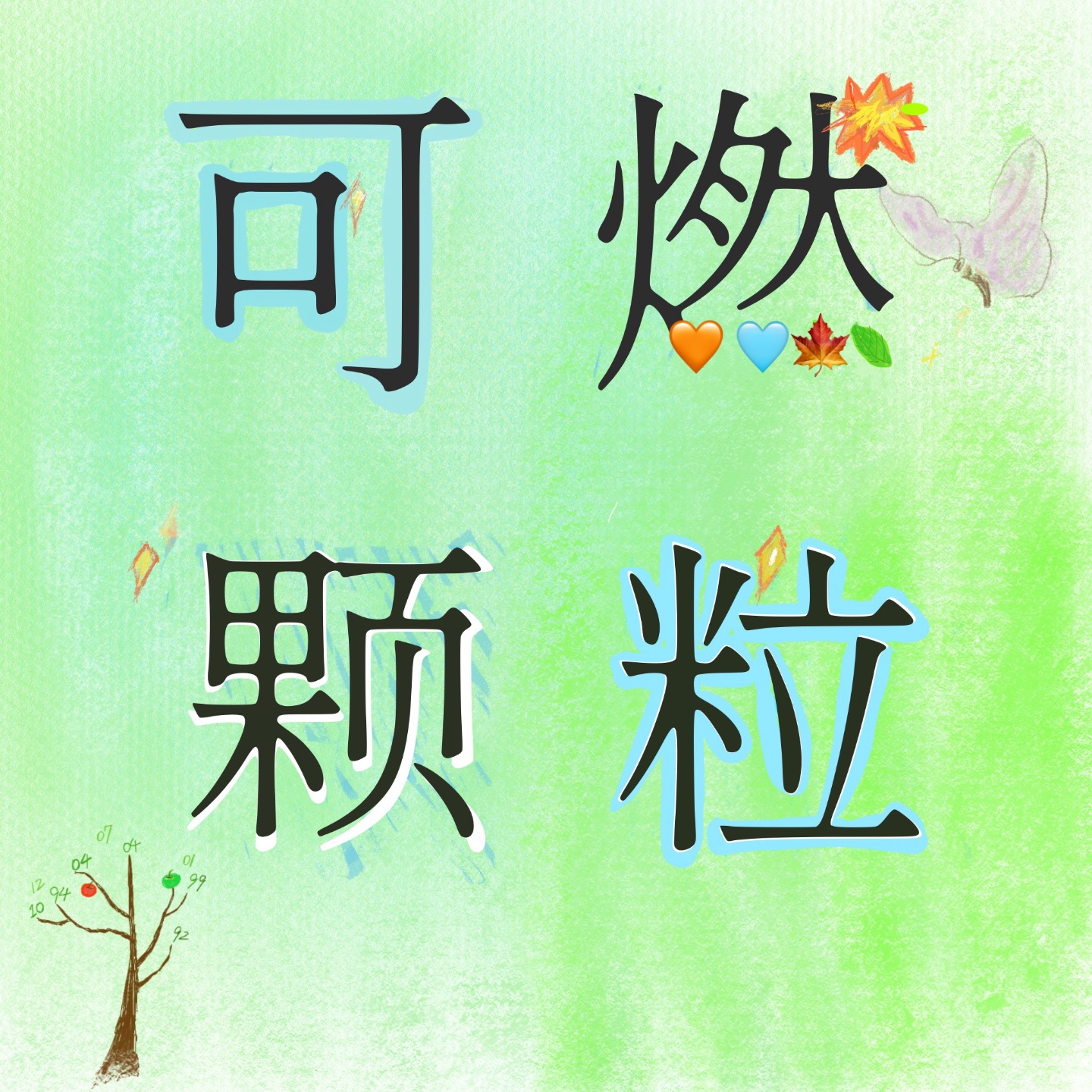 可燃颗粒