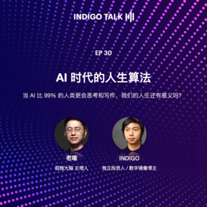 AI 时代的人生算法 / INDIGO TALK EP30