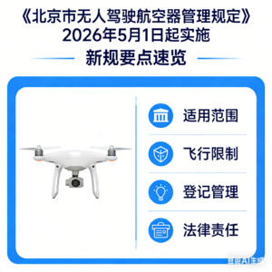 北京市新出台无人驾驶航空器管理规定
