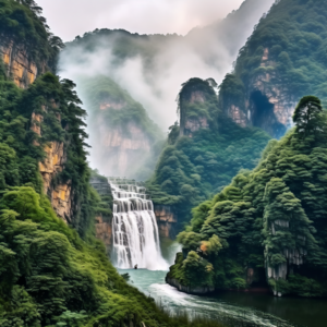 贵州奇遇之旅:意外的猴子与难忘的瀑布