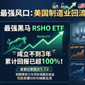 美国制造业回流“超级主题”！Tema RSHO ETF全攻略