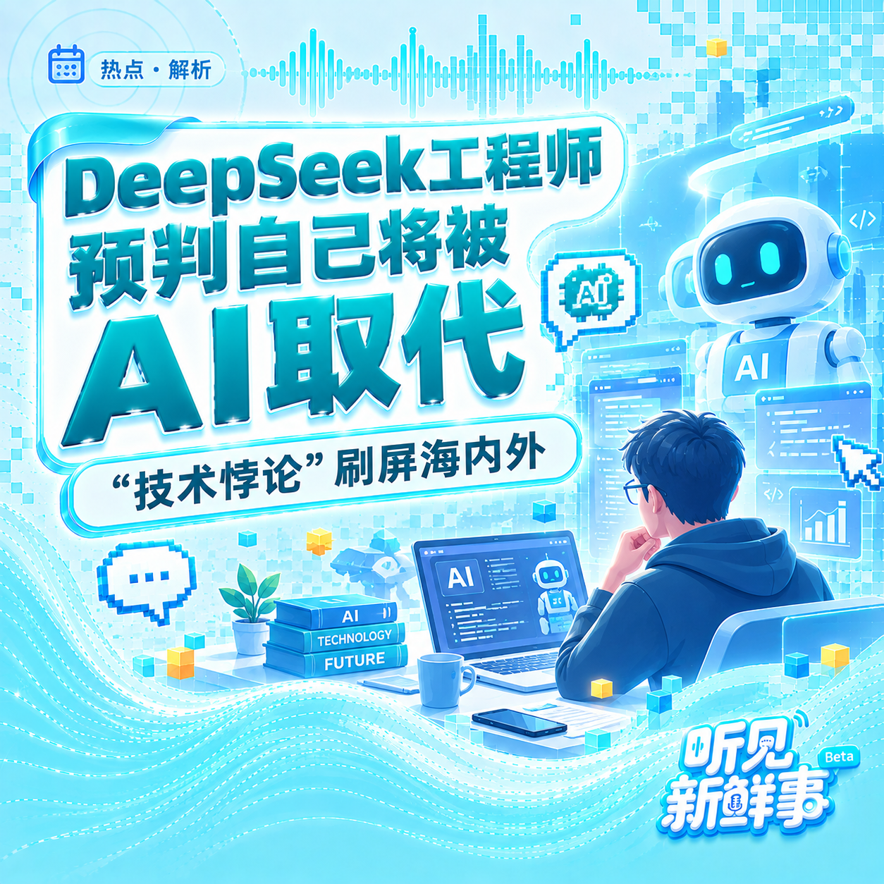 热点｜DeepSeek工程师预判自己将被AI取代——“技术悖论”刷屏海内外 episode artwork