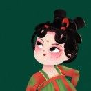 粥冒热气我翻书