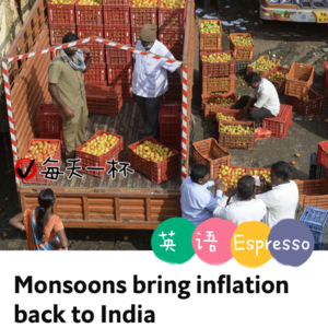 【74】雨季来了 印度通胀也回来了