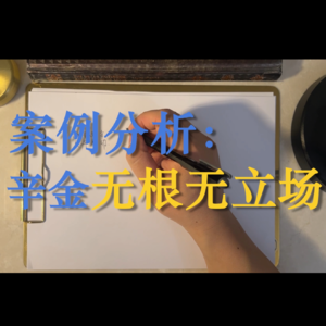 78.案例分析-辛金无根无立场