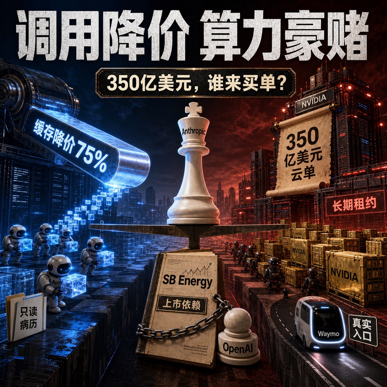 Anthropic砍Claude缓存读取费75%再签350亿美元云单 episode artwork
