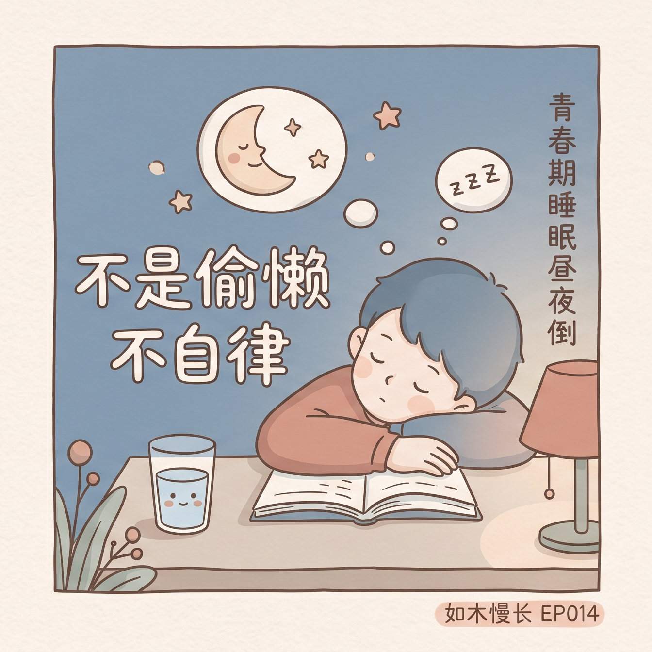 EP014.青春期孩子睡眠日夜颠倒，不是偷懒不自律这么简单 episode artwork