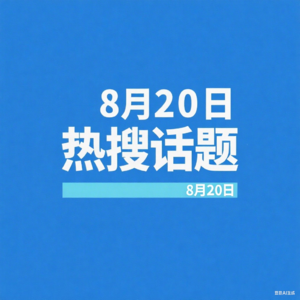 8-20微博热搜、百度热搜、网易热搜、腾讯热搜、今日头条热搜