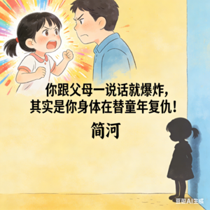 你跟父母一说话就爆炸，其实是你身体在替童年复仇！