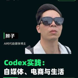 嘉宾辫子:Codex实践:自媒体、电商与生活