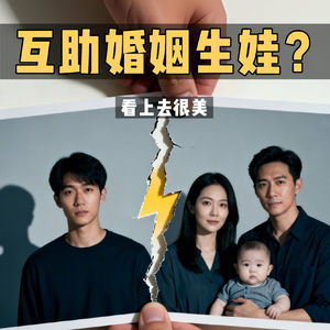 互助婚姻生娃，一条看上去很美的路？原配男友的苦涩自白：“他们的孩子和另一个女人，正在把我挤出他的未来”