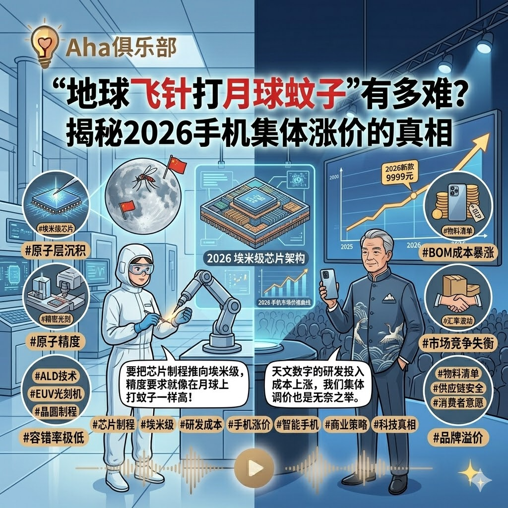 Vol2.9【百科】“地球飞针打月球蚊子”有多难？揭秘2026手机集体涨价的真相 episode artwork