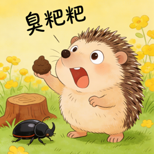 小刺猬的便便—幼儿秽语敏感期