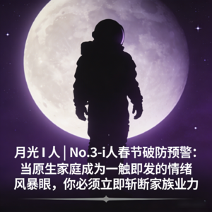 月光I人 | No.3 - i人春节破防预警：当原生家庭成为一触即发的情绪风暴眼，你必须立即斩断家族业力