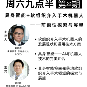 20260117第22期“具身智能+软组织介入手术机器人”——前瞻性探索与展望
