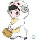 油菜花里的小刺猬