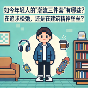 如今年轻人的“潮流三件套”有哪些？在追求松弛，还是在建筑精神堡垒？