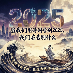 当我们用诗词告别2025，我们在告别什么