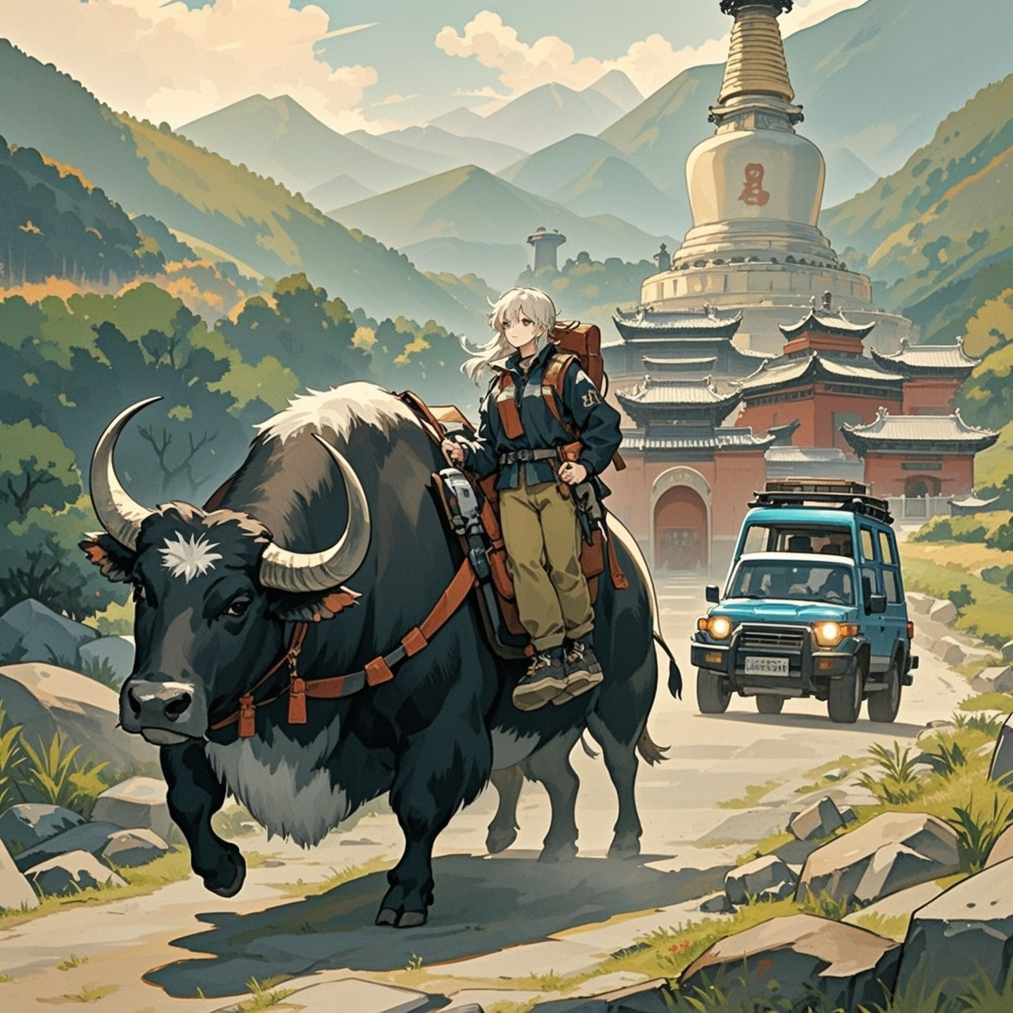 cover of episode 用8天从北京暴走去五台山，380km的心灵对话 | 与越野跑老伙计水牛的对谈