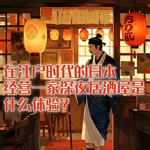 在江户时代的日本，经营一家深夜居酒屋是什么体验？#助眠 #助眠故事 #睡前故事