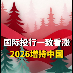 投行一致看涨，2026增持中国