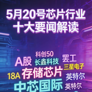 成熟芯片订单回流中国！芯片行业十大要闻解读 (0520)