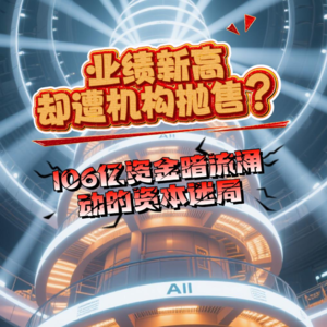 业绩新高却遭机构抛售？106亿资金暗流涌动的资本迷局