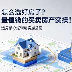 怎么选好房子？最值钱的买卖房产实操！（中）
