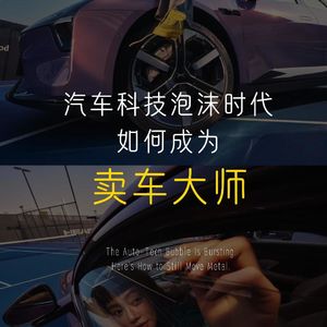 汽车科技泡沫 如何成为卖车大师？