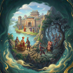 第二十九回：脱难江流来国土 承恩八戒转山林