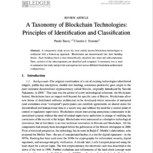 【第399期】(Ledger)拆解区块链“乐高”:伦敦大学学院与苏黎世大学学者教你看透核心组件和设计权衡