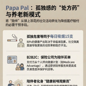 估值14亿美金的“孤独感”： 陪聊老年人让医疗开支暴降33%，Papa Pal模式，中国养老产业能复制吗？