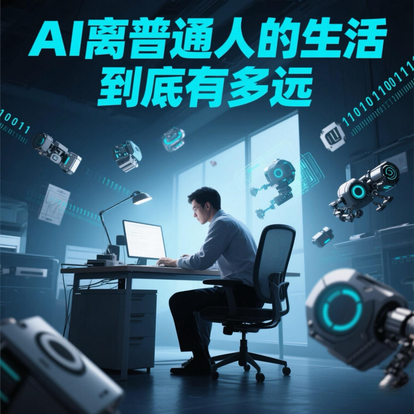 cover of episode “未来已来，只是分布不均”，AI离普通人的生活到底有多远？