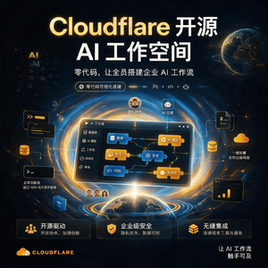 Cloudflare 开源 AI 工作空间：零代码，让全员搭建企业 AI 工作流