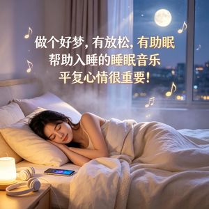 做个好梦，有放松，有助眠，帮助入睡的睡眠音乐，平复心情很重要！