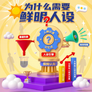 要让消费者喜欢你,就要立鲜明人设