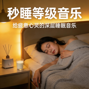 秒睡等级音乐，给疲惫心灵的深层睡眠音乐！超强催眠实测有效，夜晚放松疗愈、钢琴曲轻音乐！