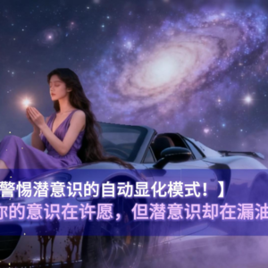 警惕潜意识的「自动显化」模式！你的意识在许愿，你的潜意识却在漏油