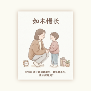 EP007.孩子越催越磨叽，越吼越不听，该如何破局？