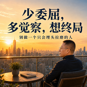 50. 少委屈,多觉察,想终局 - 别做一个只会埋头拉磨的人