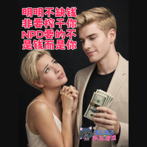 明明不缺钱非要榨干你NPD要的不是钱而是你