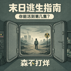 给一本末日逃生指南，你能活到第几集？
