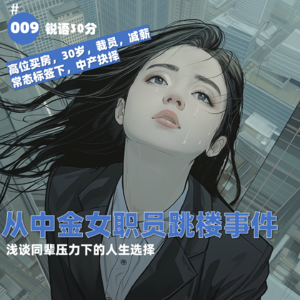 #009从中金女职员跳楼事件浅谈同辈压力下的人生选择