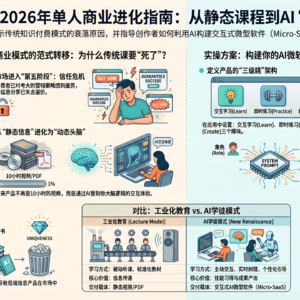 如果一切重来：2026年的我会怎么做「超级个体」？