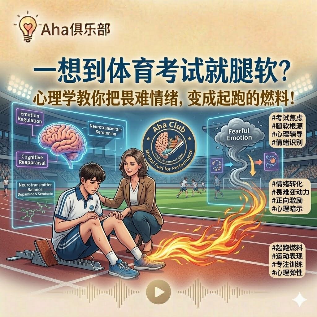 Vol7.3【情绪】一想到体育考试就腿软？心理学教你把畏难情绪，变成起跑的燃料！ episode artwork