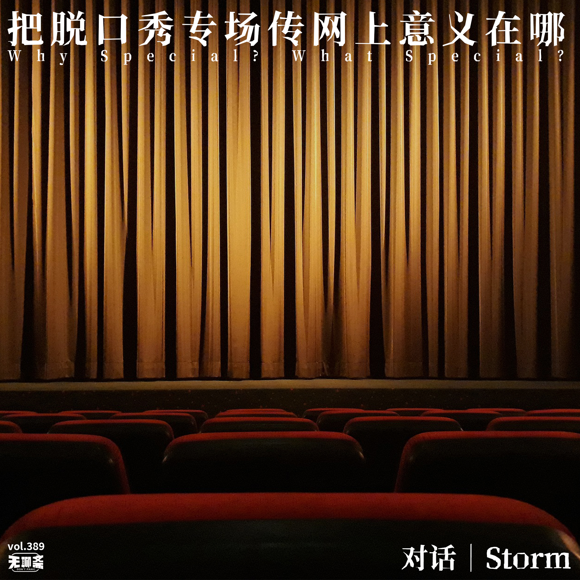vol.389 对话 Storm：把脱口秀专场传网上意义在哪