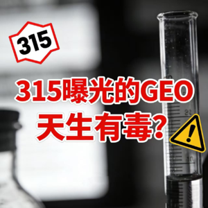 315曝光的 GEO，天生有毒？