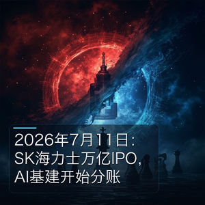 2026年7月:SK海力士IPO,AI基建是顶部信号?