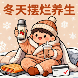 喜人音波：年轻人冬天摆烂式养生实录 — 保暖躺平两手抓！