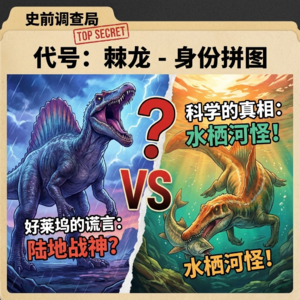 跌落神坛的霸王龙死敌：揭秘棘龙跨越百年的“身世造假”案！